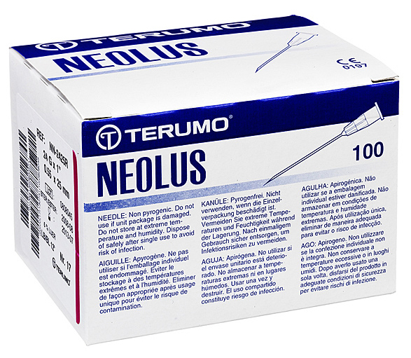   Terumo Neolus   ~     0,55  25