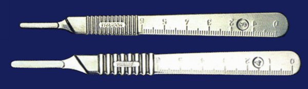 Скальпель-держатель Paragon (рукоятки металлические многоразовые для хирургических лезвий)